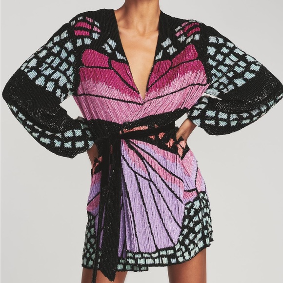 Retrofete Gabrielle Sequin Robe - Picture 2 of 3